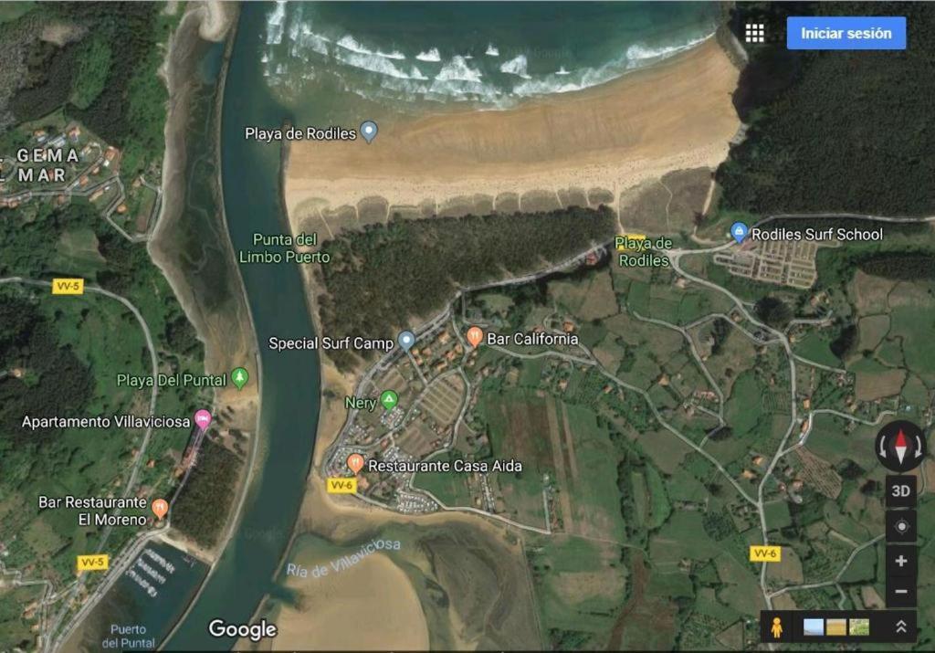 Playa Del Puntal I Villaviciosa Primera Linea Playa Exterior photo